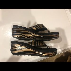 Volatile Wedge Flip Flops